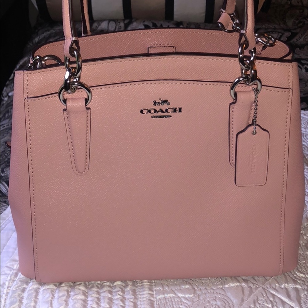 Pink Coach Crossbody like NEW